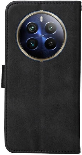Classic Calf Texture Wallet Μαύρο (Realme 12 Pro 5G / 12 Pro+ Plus 5G)