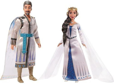 Disney Wish 2-doll Set, King Magnifico & Queen Amaya Posable Fashion Dolls With Removable Outfits & Accessories, Hrc18