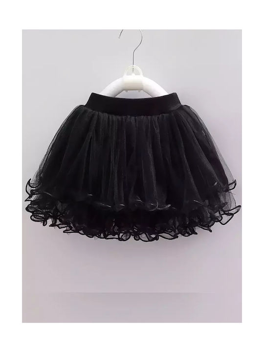 Unicorn Kids Tutu Skirt Black