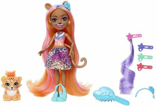 Κούκλα Mattel Enchantimals Glam Party Tζέιτ 15 Cm