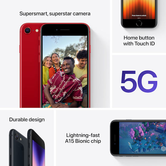 Apple iPhone SE 2022 (4GB/64GB) Midnight