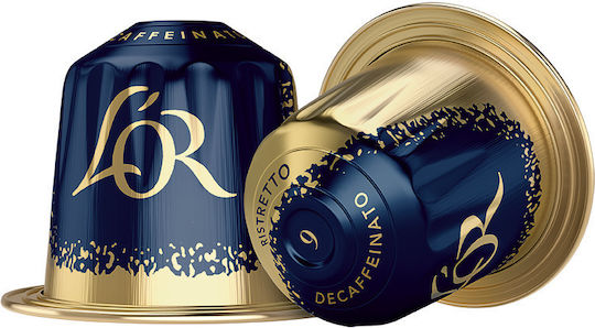 L'Or Κάψουλες Espresso Ristretto Decaffeine Συμβατές με Μηχανή Nespresso 10caps