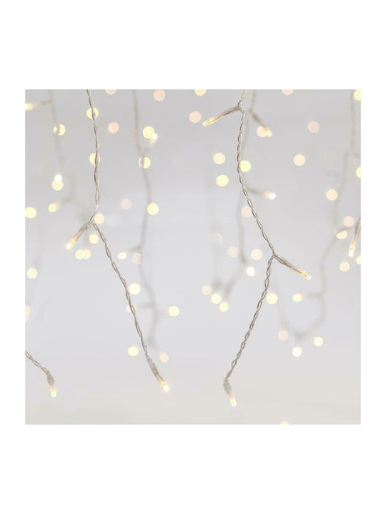 144 Lights LED 3m. x 60cm Warm White type Rain 1pcs