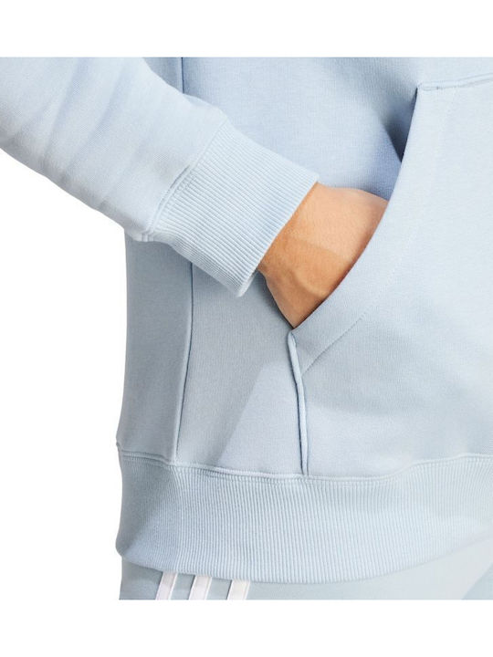 Essentials Damen Sweatshirt Kapuzen Hellblau