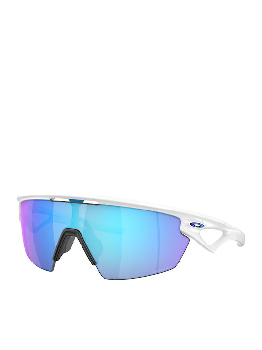 Oakley Sphaera Sunglasses Λευκά with Acetate Frame & Blue Lens