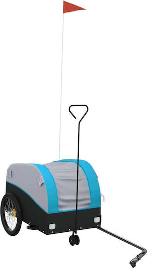 Vidaxl Anhänger Fahrradzubehör Schwarze Blaue 30 Kilo Eisen