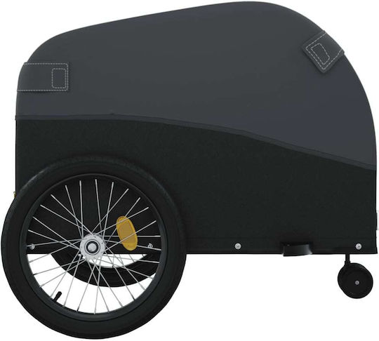 Vidaxl Remorcă Pentru Bicicletă Negru 45 Kg Fier