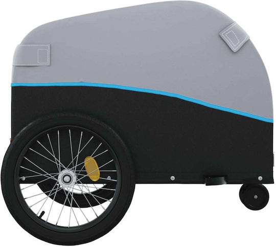 Vidaxl Anhänger Fahrradzubehör Schwarze Blaue 30 Kilo Eisen