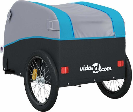Vidaxl Anhänger Fahrradzubehör Schwarze Blaue 30 Kilo Eisen