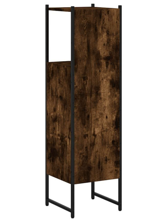 vidaXL Επιδαπέδια Ραφιέρα Μπάνιου Ξύλινη 33x33x120.5cm Καφέ