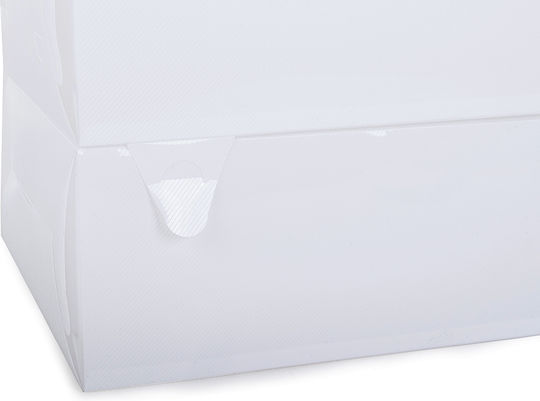 Plastic Casetă pentru Pantofi în Culoare Alb 34.5x24x14cm 1buc