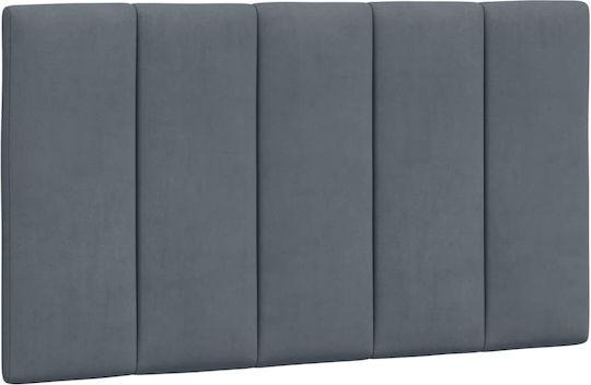vidaXL Fabric Back Cushion for Bed Headboard Dark Gray 80x45cm