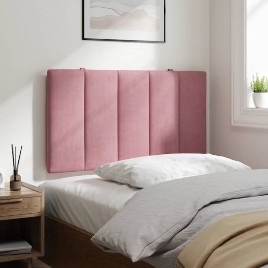 vidaXL Fabric Pink Bed Headboard Cushion 80x45cm