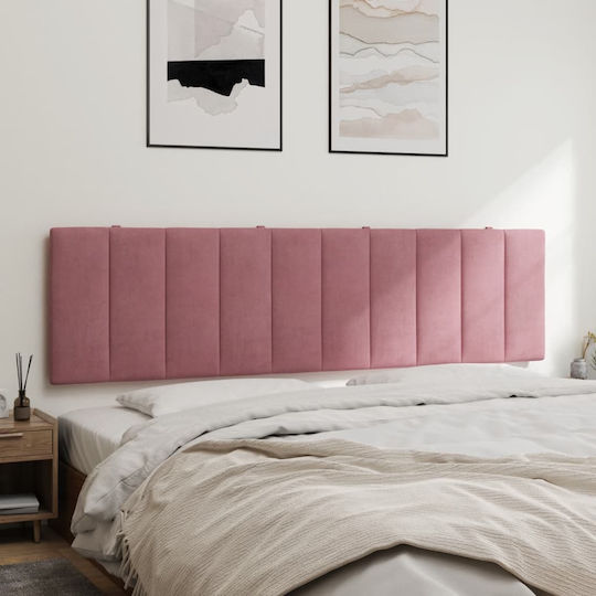 vidaXL Μαξιλάρι για Κεφαλαρι Υφασμάτινο Ροζ 180x45cm