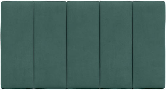 vidaXL Fabric Bed Headboard Cushion Dark Green 80x45cm