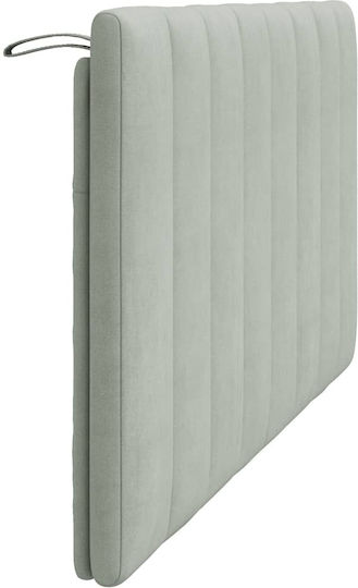 vidaXL Back Cushion for Fabric Bed Headboard Light Gray 160x45cm