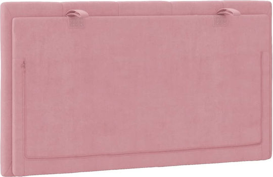 vidaXL Fabric Pink Bed Headboard Cushion 80x45cm