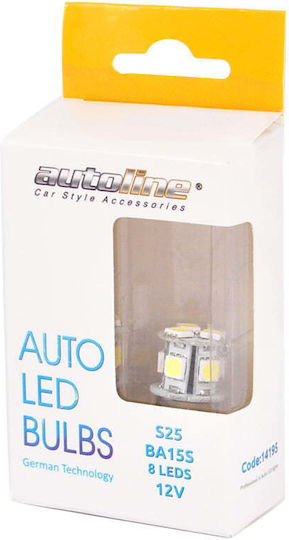 Carner Лампи Автомобила S25 LED Бял 12V 2бр