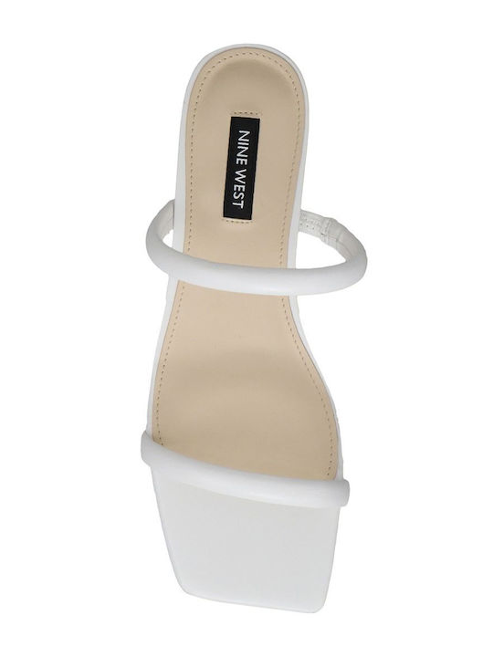 Women's Flat Sandals in White Color