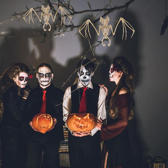 Accesoriu de Carnaval Alb pentru Halloween 1buc