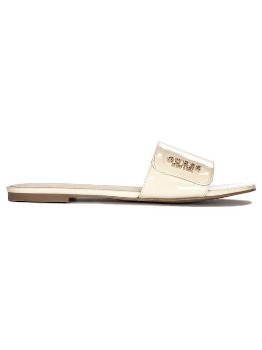 Guess Women's Flat Sandals in White Color