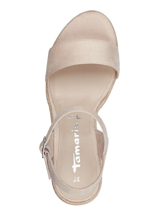 Anatomic Women's Ankle Strap Platforms Pink