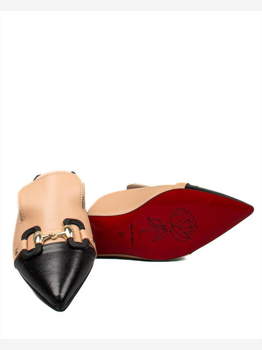 Flat Mules σε Καφέ Χρώμα