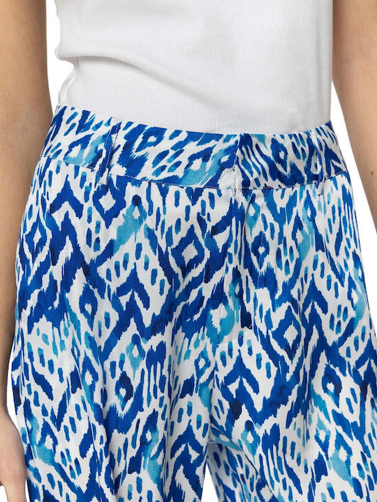 Women's High Rise Blue Indigo Pantaloons