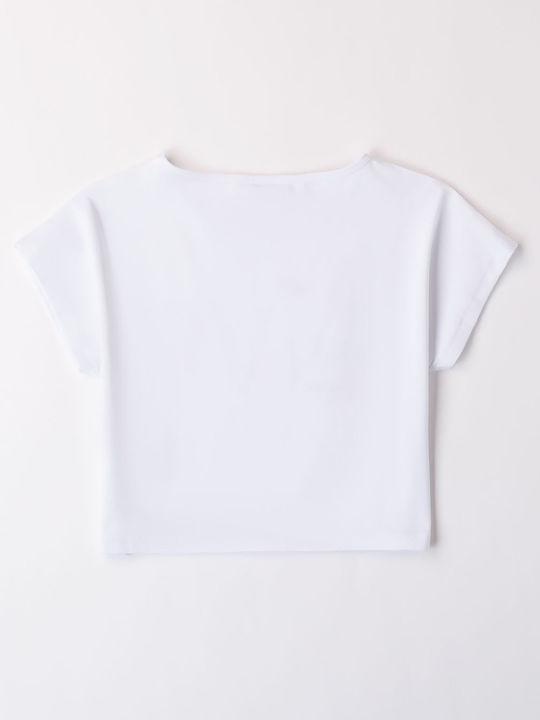 iDO Kids Blouse Short Sleeve white