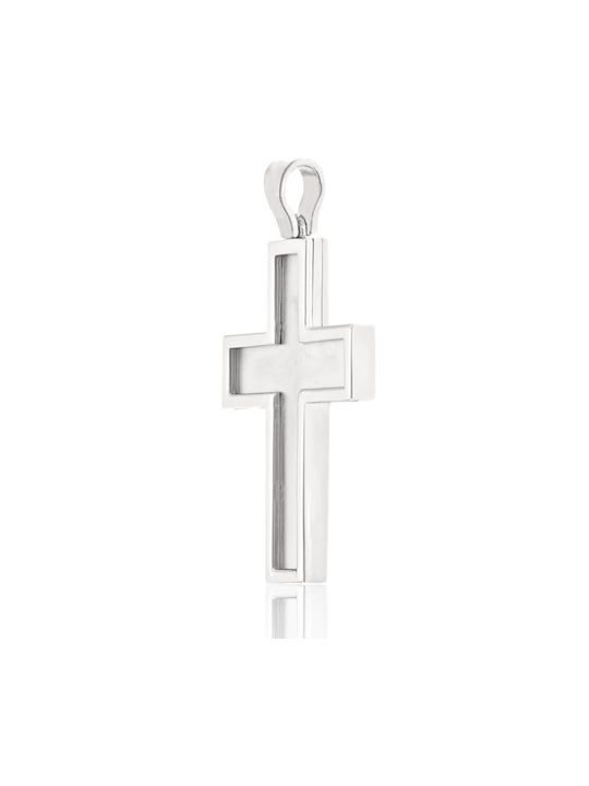 Fa Cad'oro Weißgold Kreuz 14K