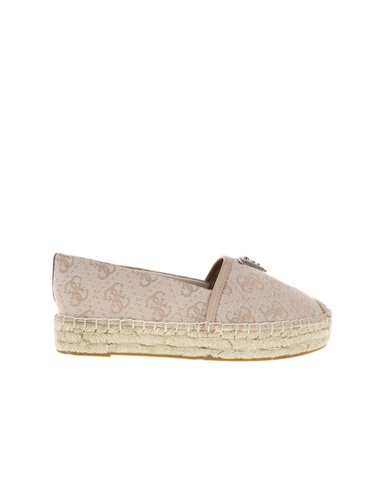 Guess Din piele Espadrile dama în culoarea Roz