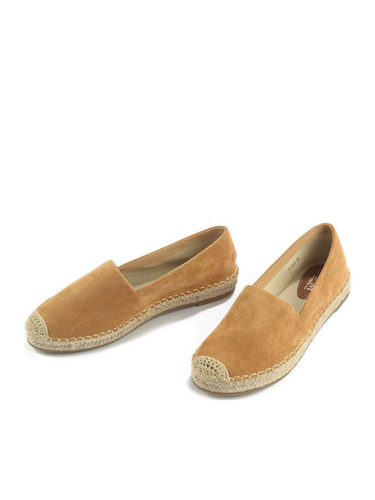 Women's Suede Espadrilles Brown
