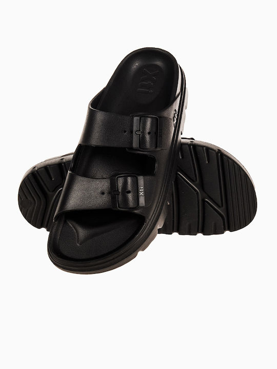 Xti Anatomical Slides with Two Adjustable Heels 395.142550-p Negru