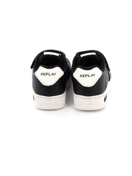 Kids' Low Casual Shoe Replay in Black Color Gbz43.000.c0004s