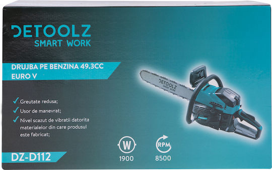Detoolz Fierăstrău pe benzină 2.58kg cu lamă 40cm