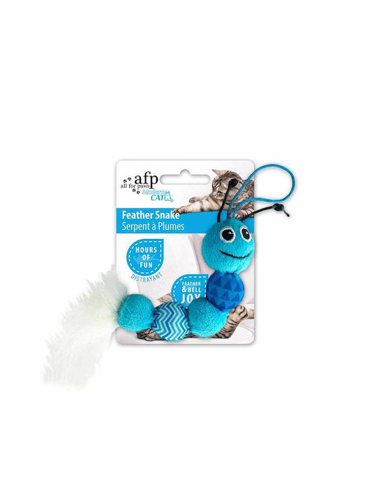 All For Paws Modern Cat Toy Mouse Blue