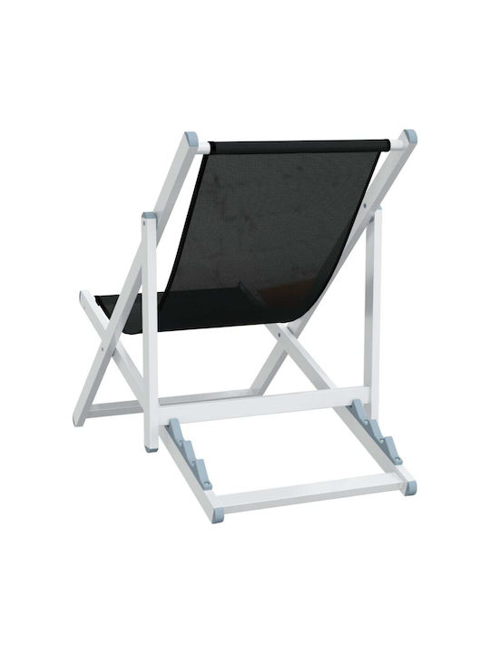 Liegestühle Aluminium Black 2Stück 57x97.5x80cm