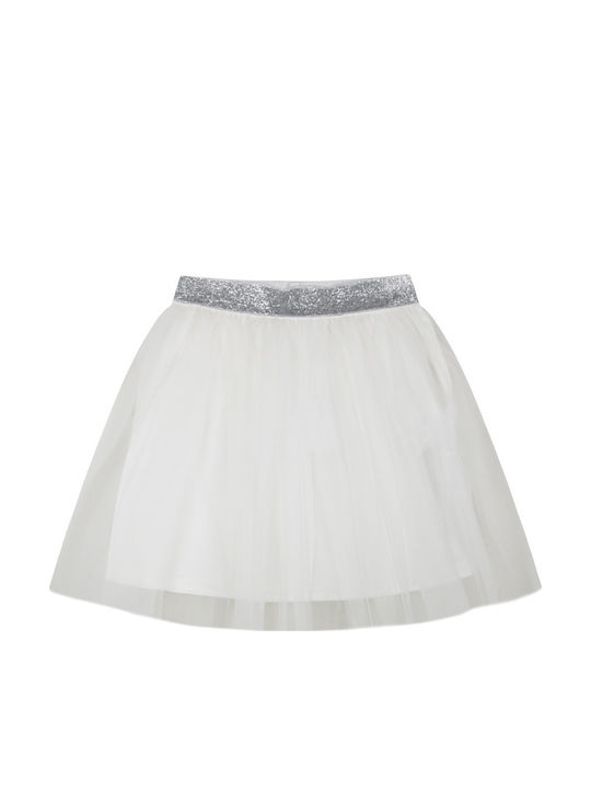 Kids' Tulle Tutu Skirt Monochrome White