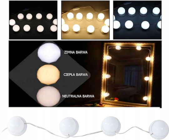 Lustră pentru Oglinzi de Machiaj LED 1.6W Alb natural