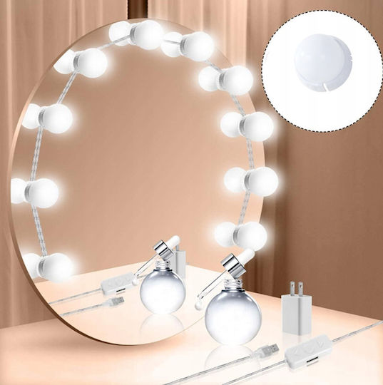 Lustră pentru Oglinzi de Machiaj LED 1.6W Alb natural