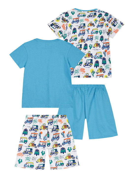 Energiers Kids Pyjamas Summer Cotton Multicolour