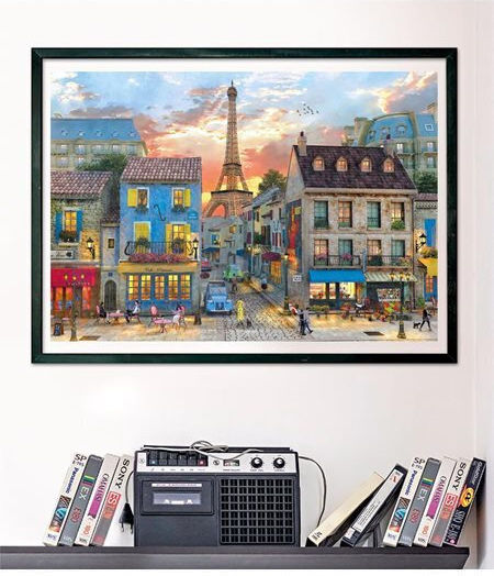 As Company Puzzle 1000 Teile Hohe Qualität Straßen von Paris - 1220-39820