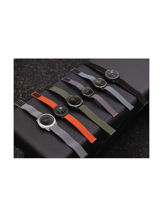 Curea Garmin Ultrafit Nylon 26mm Albastru Granit