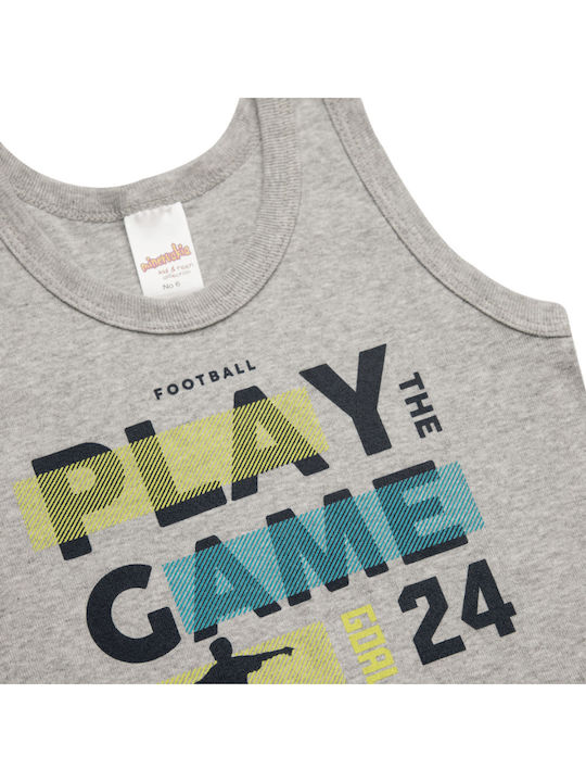 Minerva Play Kids' Undershirt Tank Top Grey Melange