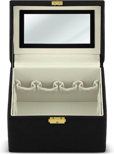 Massido Organisationsbox Für Kosmetik Mit Trennzeichen Schwarz 22.5x17.2x16.5cm