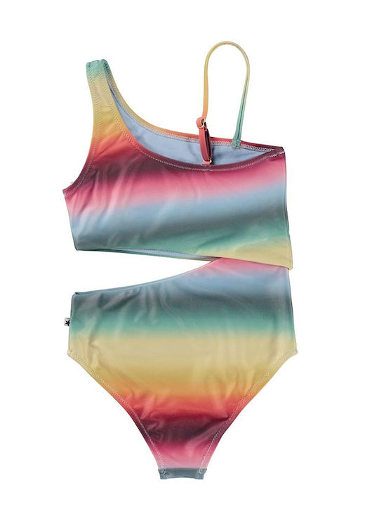 Molo Kids Swimwear One-Piece Sunscreen (UV) Rainbow Mist