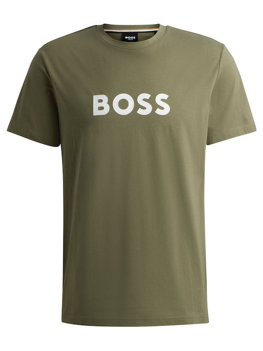 Hugo Boss Herren T-Shirt Kurzarm Haki