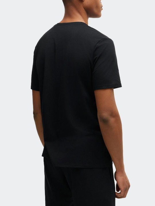 Hugo Boss T-shirt Bărbătesc cu Mânecă Scurtă Negru