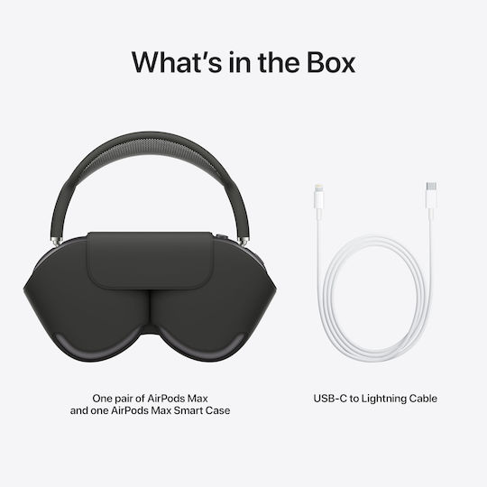 Apple AirPods Max Lightning Wireless / Wired Over Ear Headphones with 20 hours of Operation Space Gray