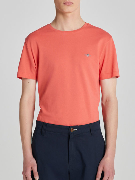 Gant Men's Short Sleeve T-shirt Orange